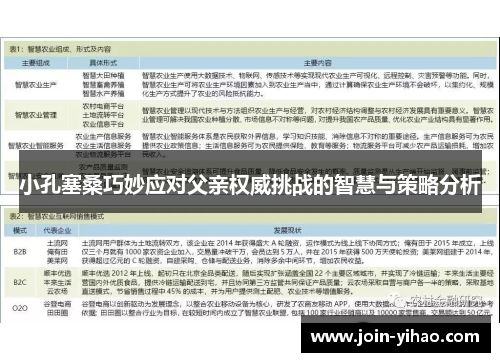 小孔塞桑巧妙应对父亲权威挑战的智慧与策略分析